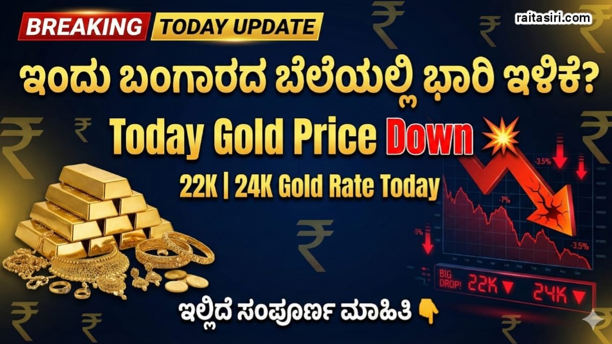 Today Gold Price Down